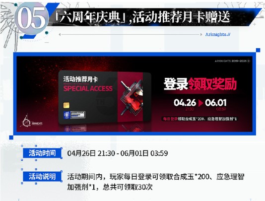 明日方舟六周年庆典活动概述 六周年庆典福利汇总[多图]图片8