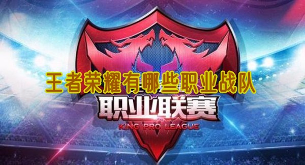王者荣耀的职业队伍介绍