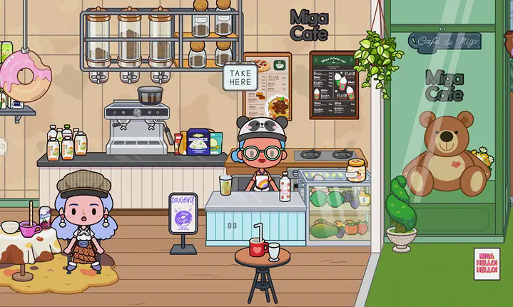 米加小镇世界美甲店无广告版